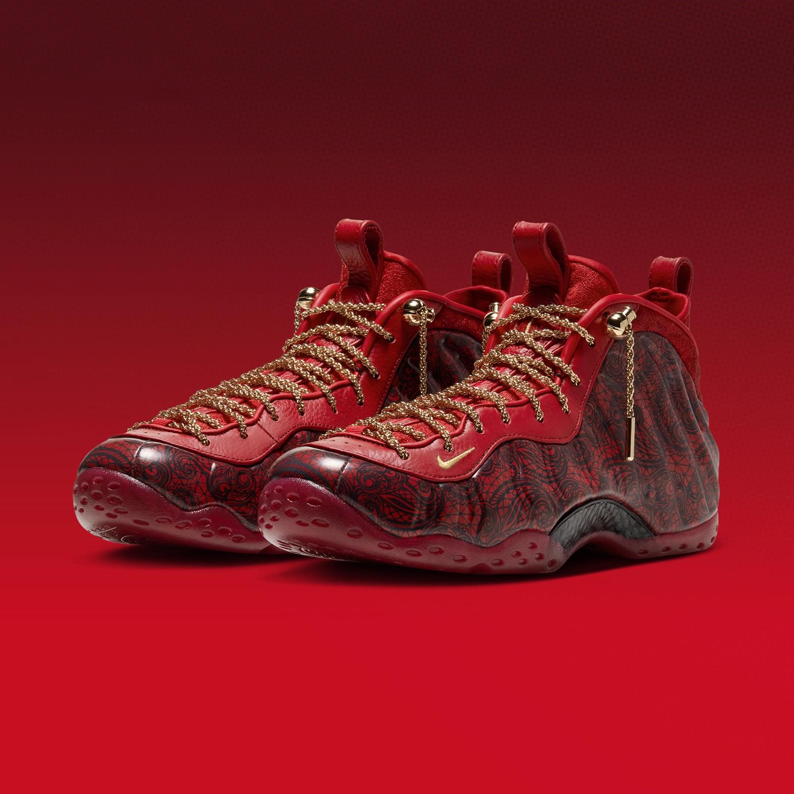 Victor Solomon x Nike Air Foamposite One "Gym Red" drops in 2026