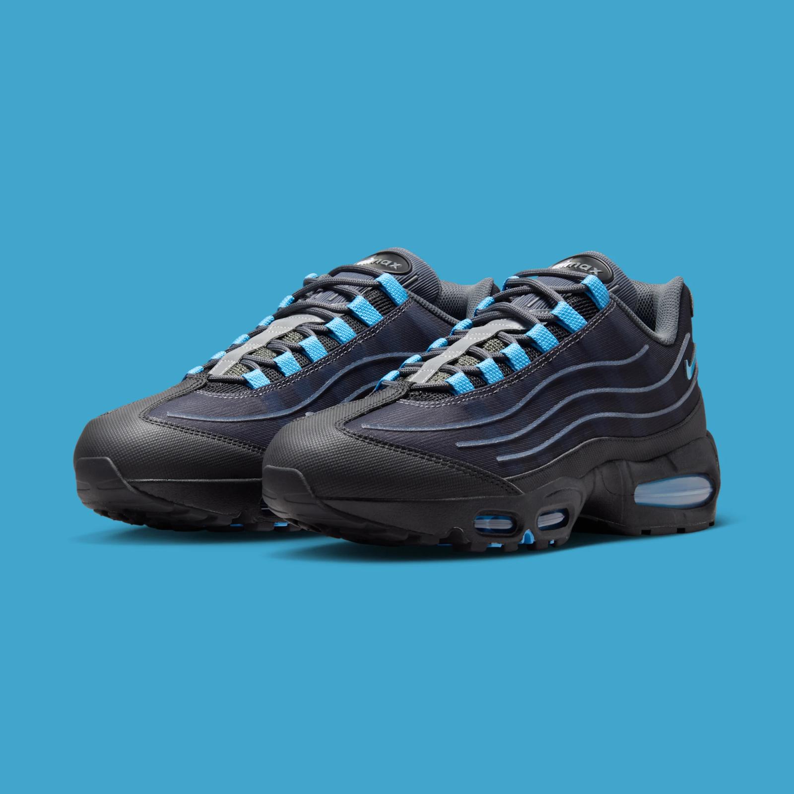 Nike Air Max 95 Big Bubble Tech "Black & University Blue" drops in 2026