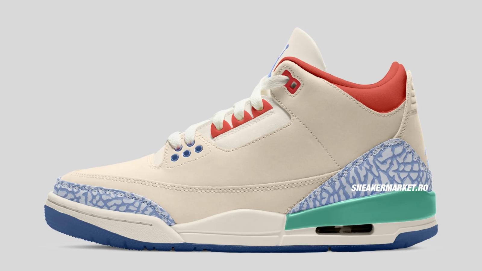 Air Jordan 3 Retro GS “Chalk & Track Red”