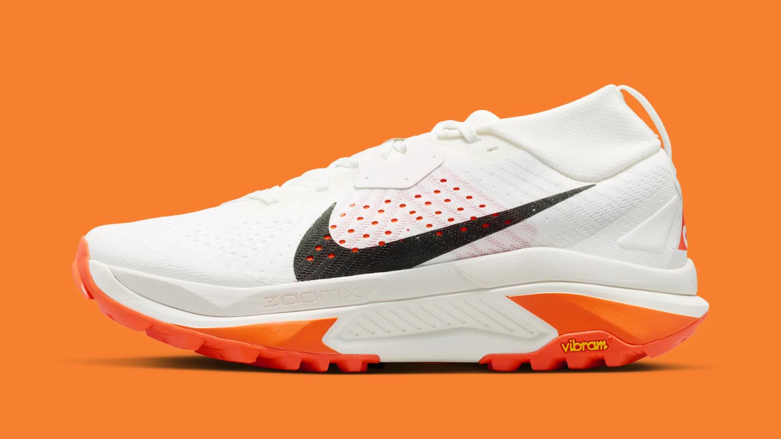 Nike ACG Zegama Trail "Summit White & Safety Orange" drops April 30th, 2026
