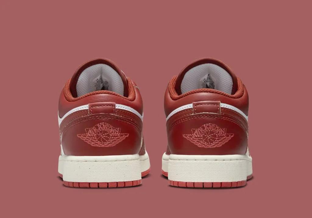 Air Jordan 1 Low GS Dune Red