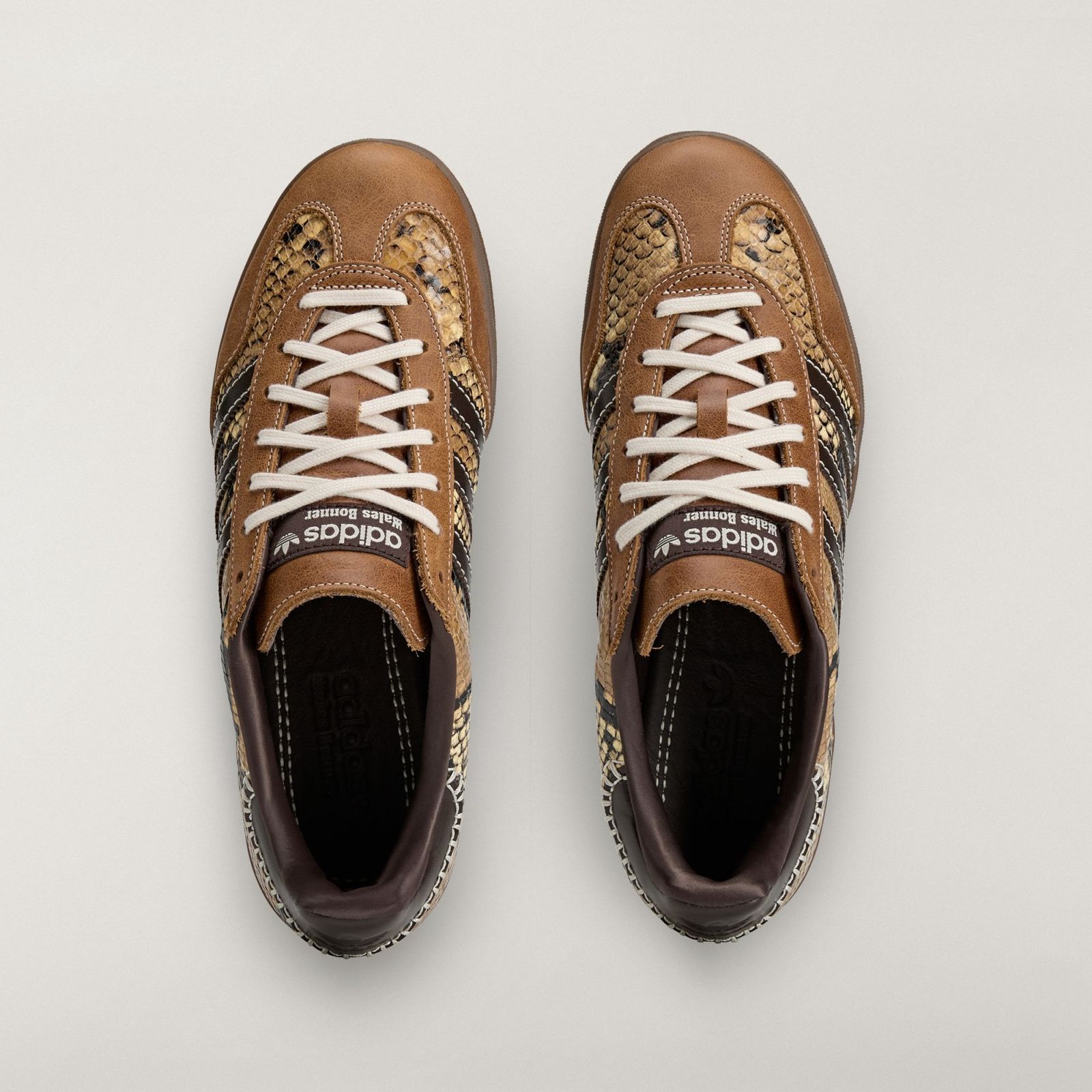 Wales Bonner x adidas Gazelle Indoor "Snakeskin" drops April 17th, 2026