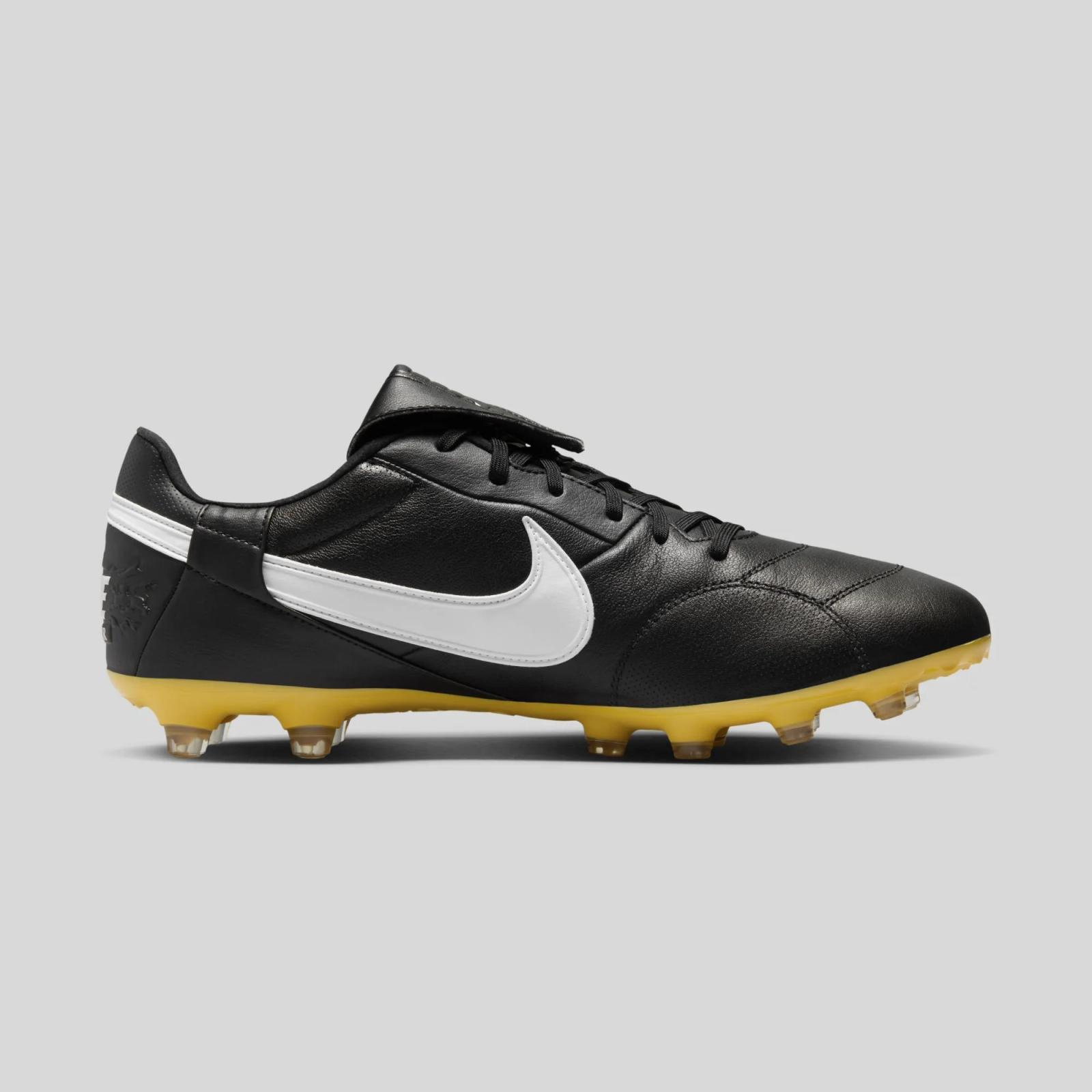 Nike Premier 3 FG Black White Amarillo AT5889-005