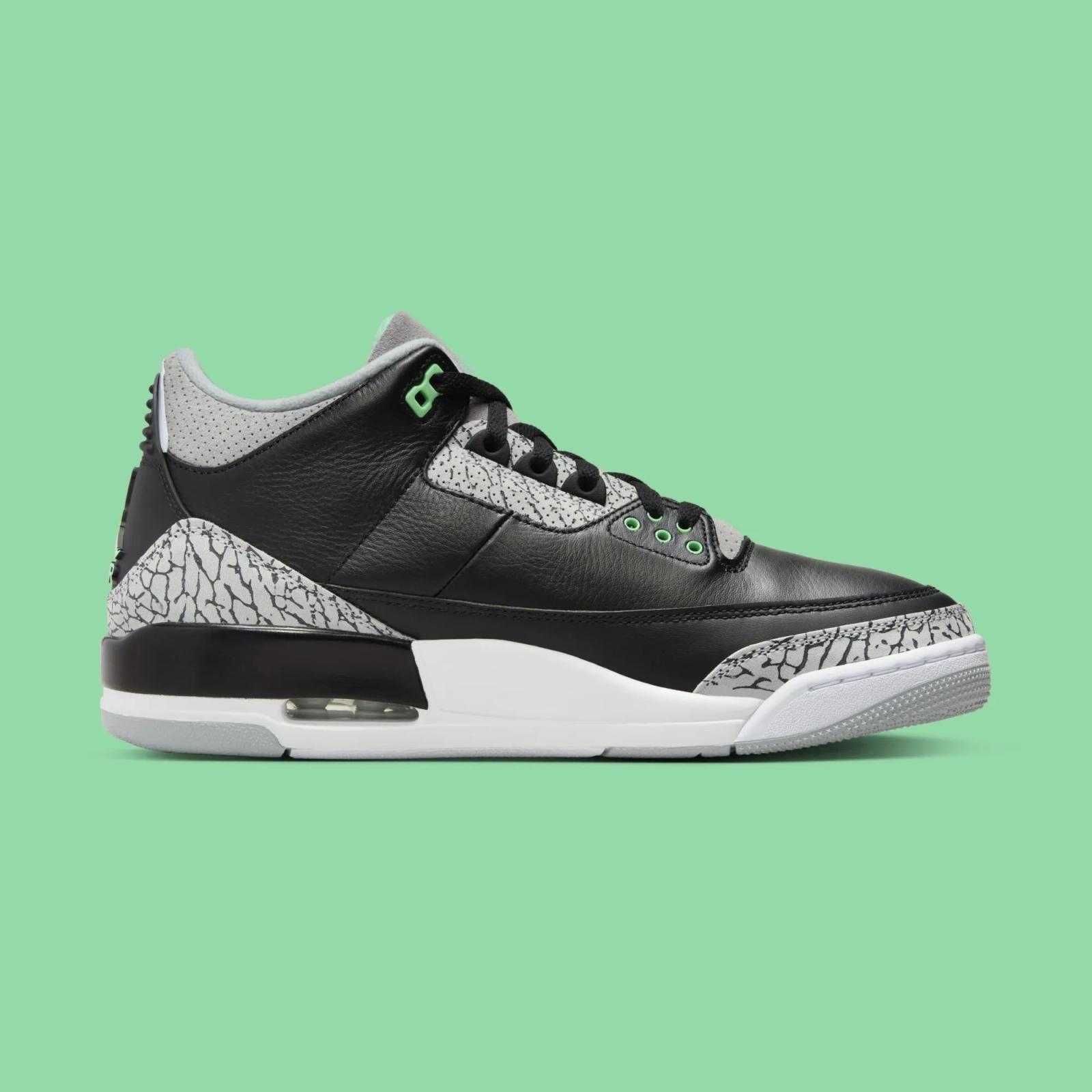 Air Jordan 3 Retro Green Glow
