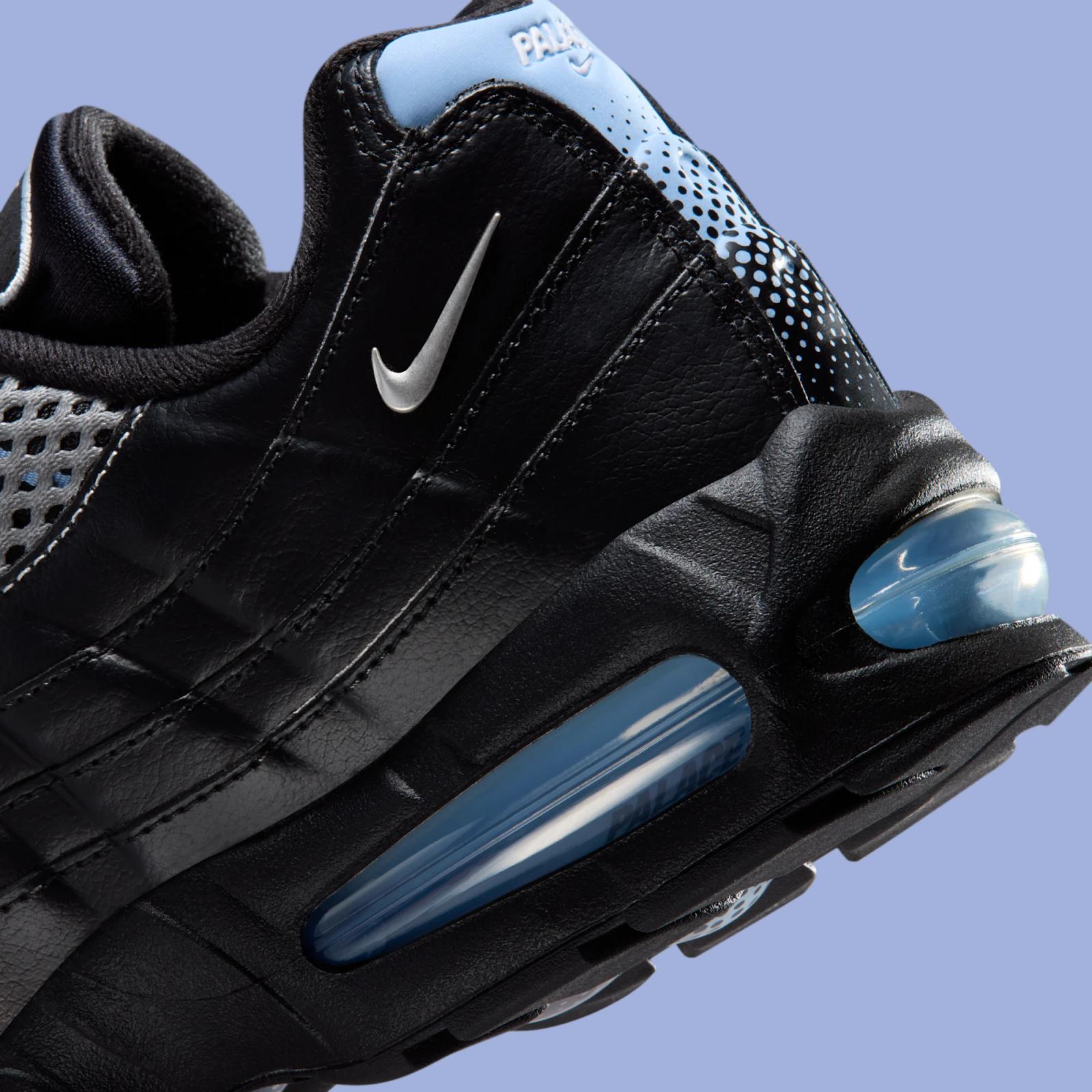 Palace x Nike Air Max 95 Big Bubble "Metallic Silver" drops April 10th, 2026