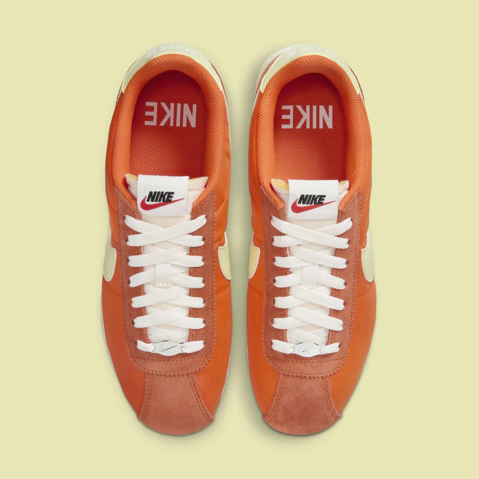 Nike Cortez Textile Safety Orange / Life Lime HJ9612-800