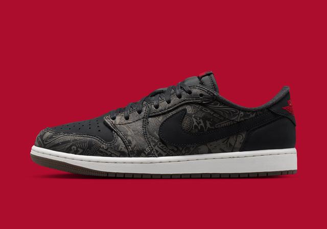 Air Jordan 1 Retro Low OG "Laser" Black/University Red/Palomino/Summit White