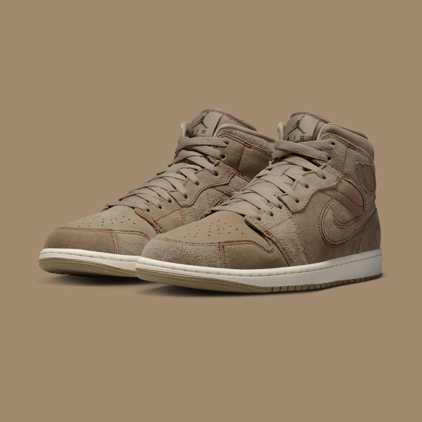 Air Jordan 1 Mid SE Craft "Khaki" drops April 1st, 2026