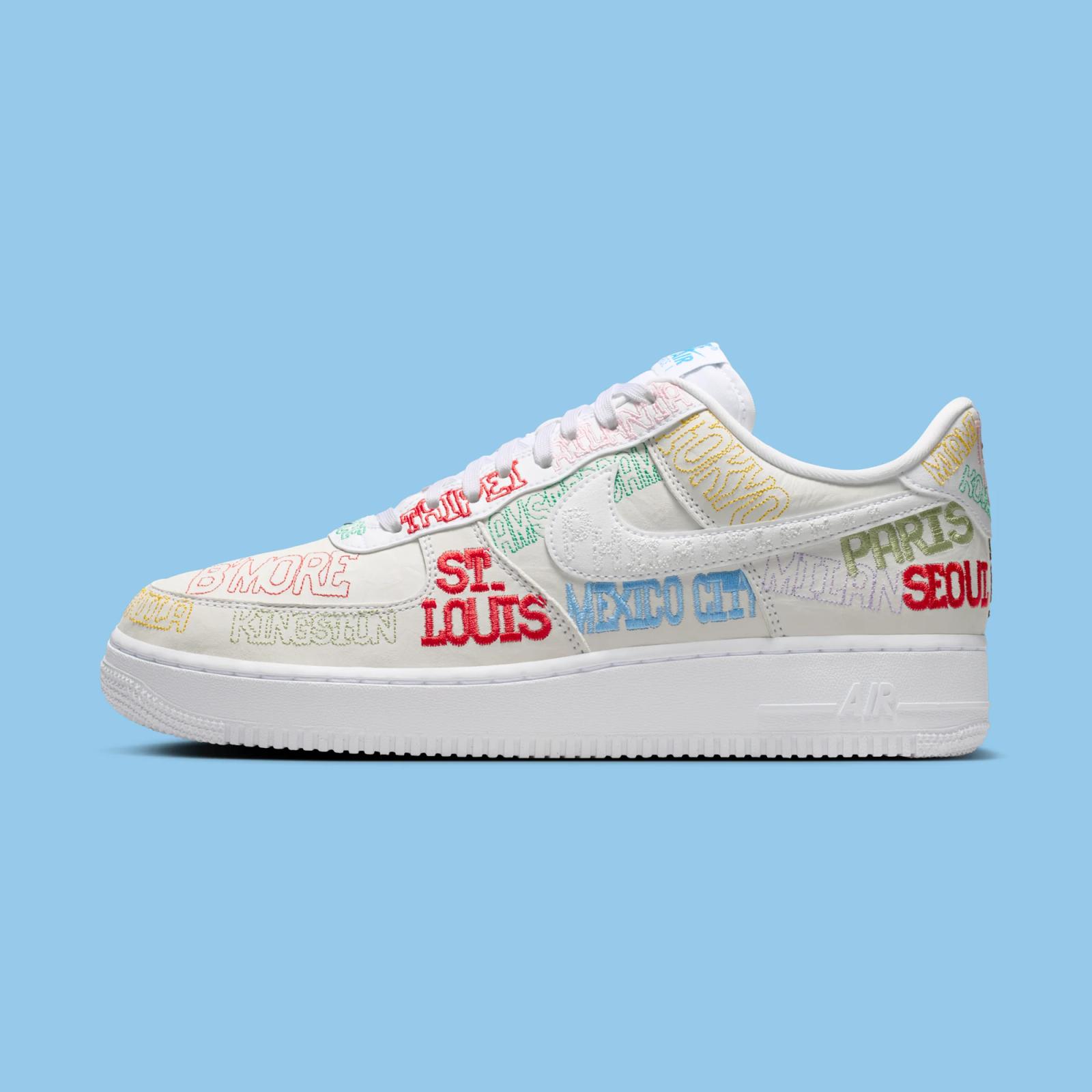 Nike Air Force 1 Low "On Tour White" drops May 1st, 2026