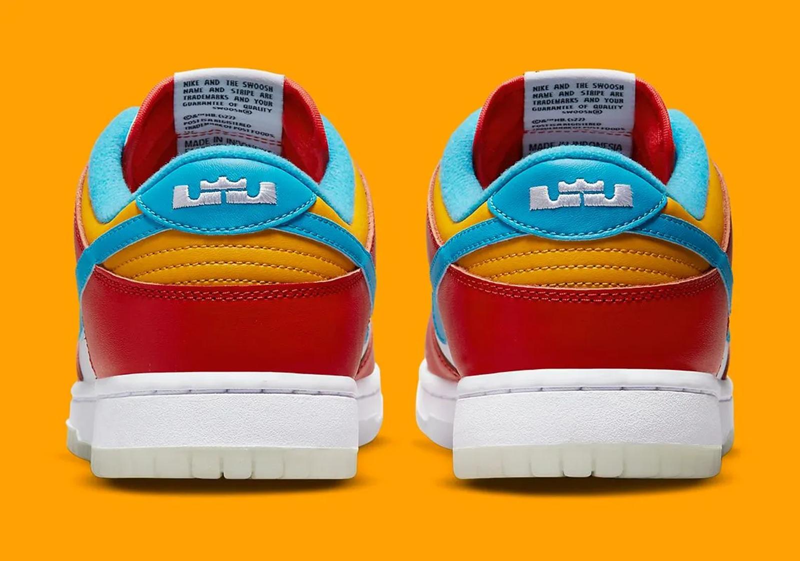 Nike x LeBron James Dunk Low Fruity Pebbles