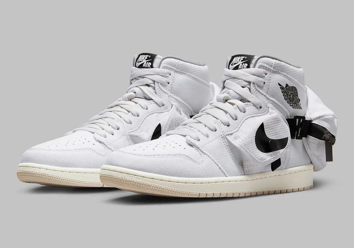 Air Jordan 1 High Stash White Nylon