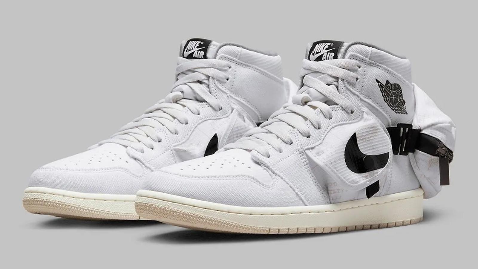 Air Jordan 1 High Stash White Nylon