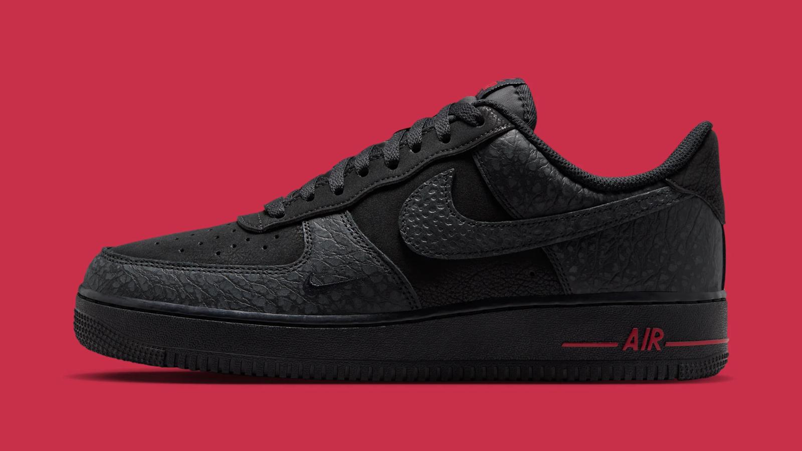 Nike Air Force 1 Low "Black & Tough Red" drops in 2026