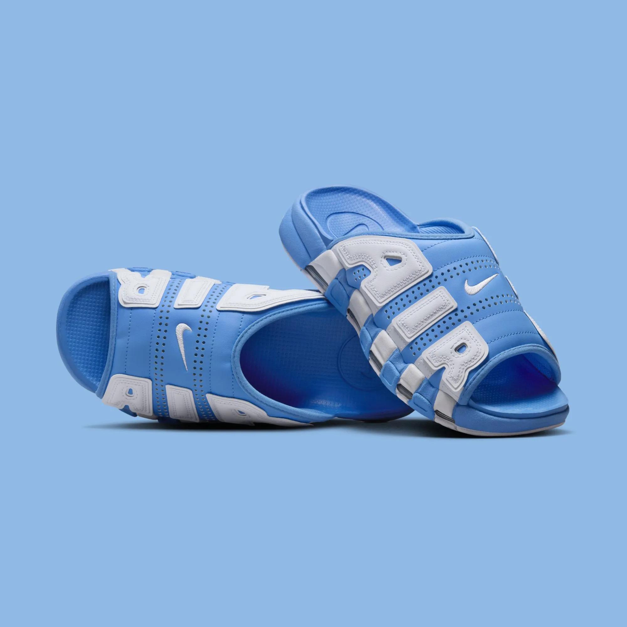 Nike Air More Uptempo Slide University Blue Release