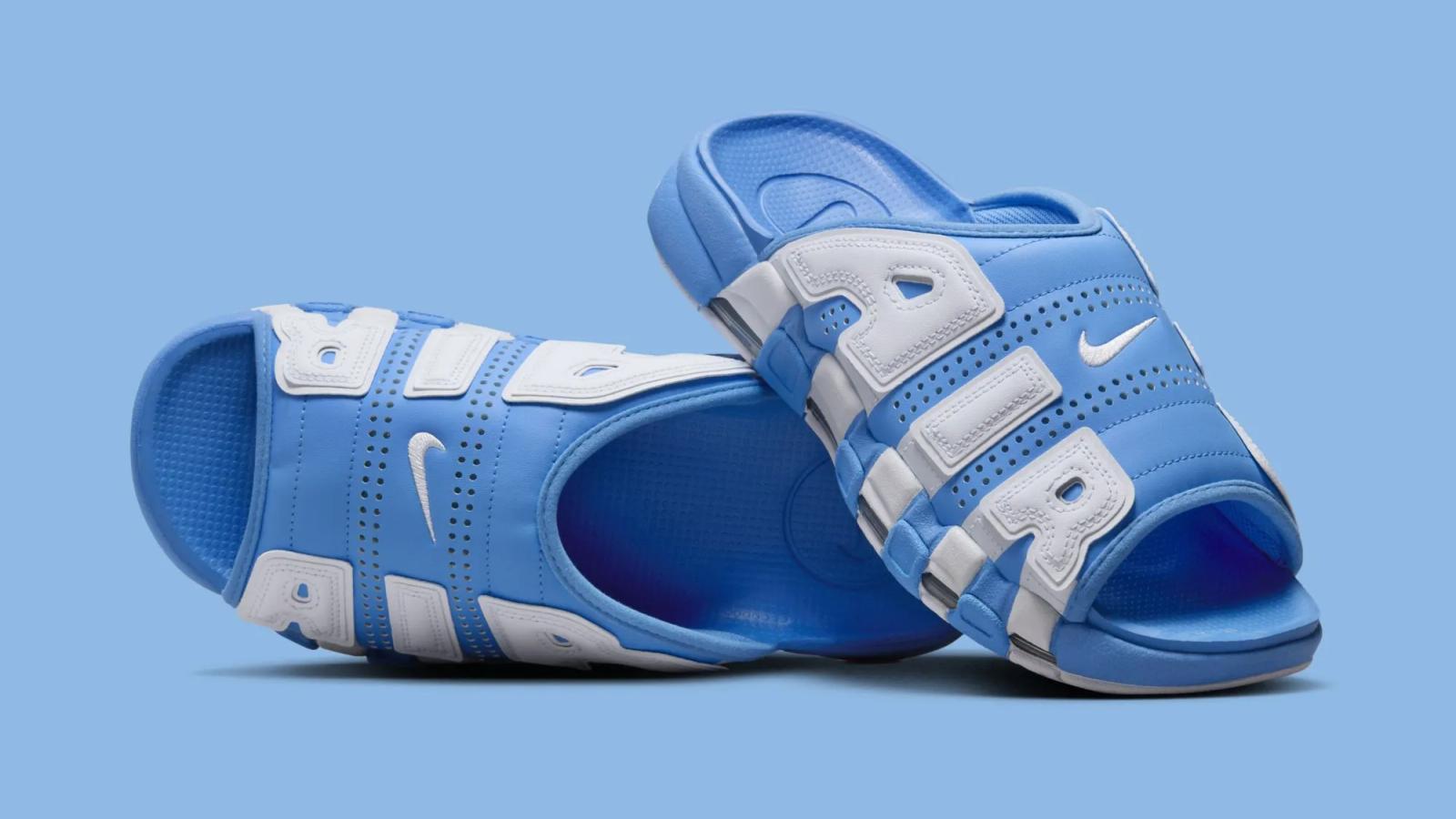 Nike Air More Uptempo Slide University Blue Release