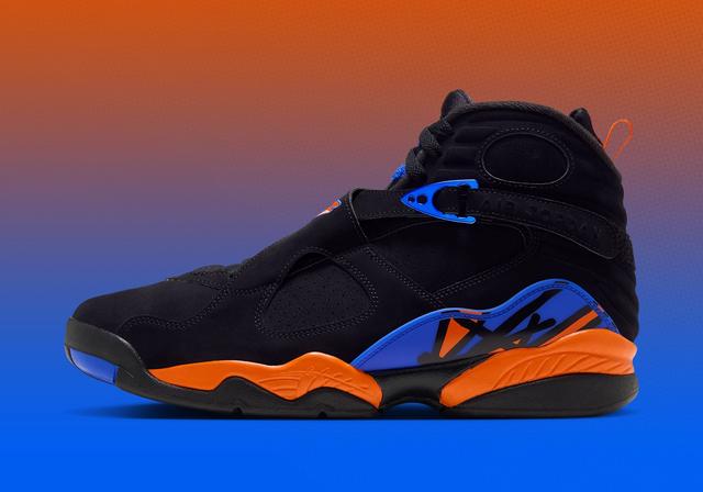 Air Jordan 8 Retro "Knicks" Black/Multi/Color/Multi/Color
