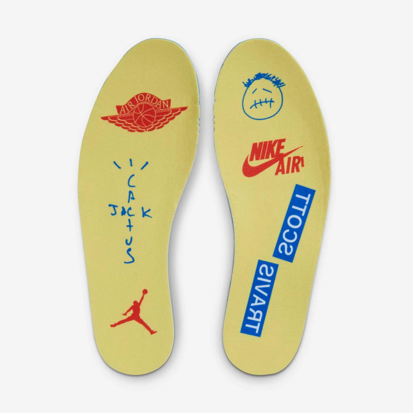 Travis Scott x Air Jordan 1 Low Canary DZ4137-700