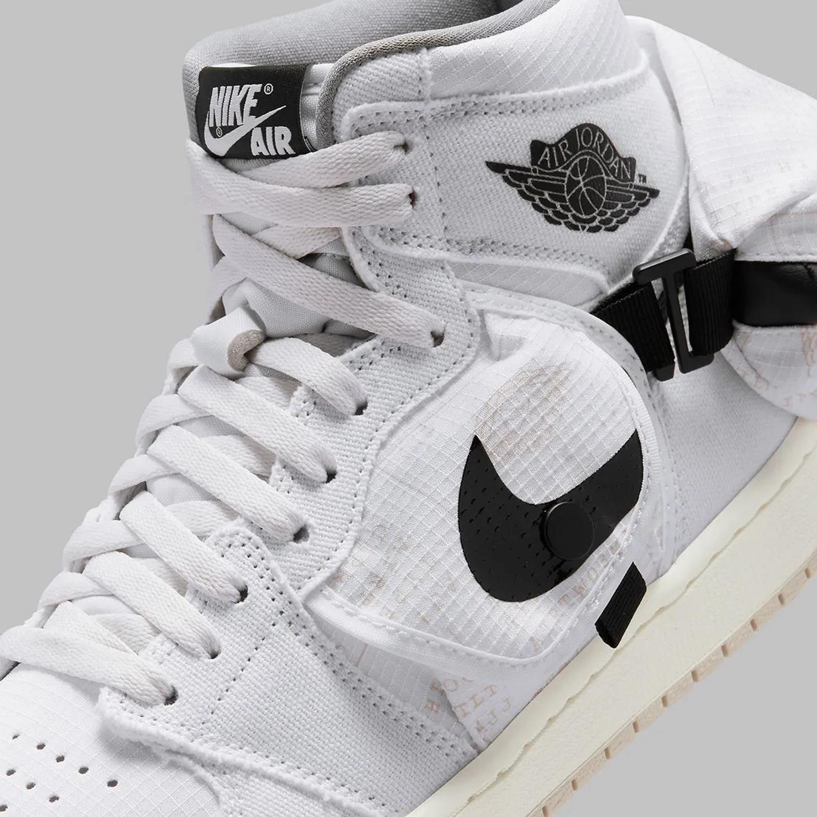 Air Jordan 1 High Stash White Nylon