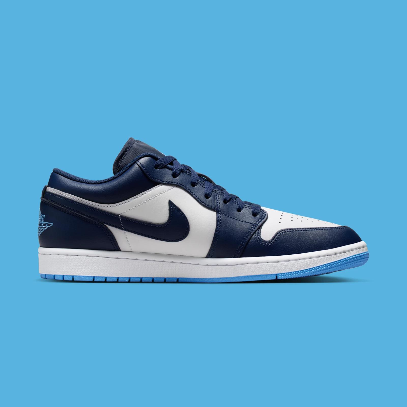 Air Jordan 1 Low "Midnight Navy & University Blue" drops April 1st, 2026