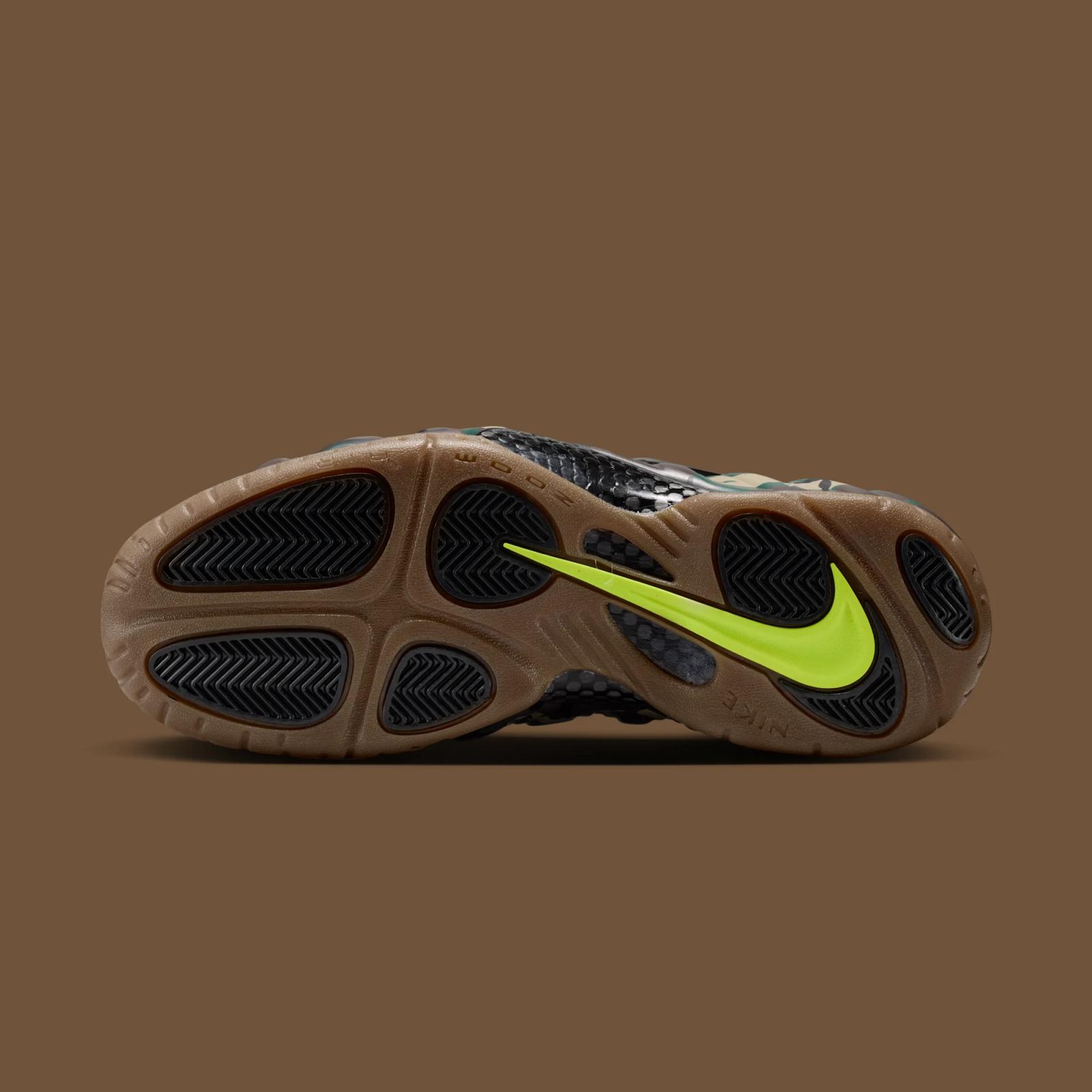 Nike Air Foamposite Pro Premium "Green Camo" returns August 21st, 2026