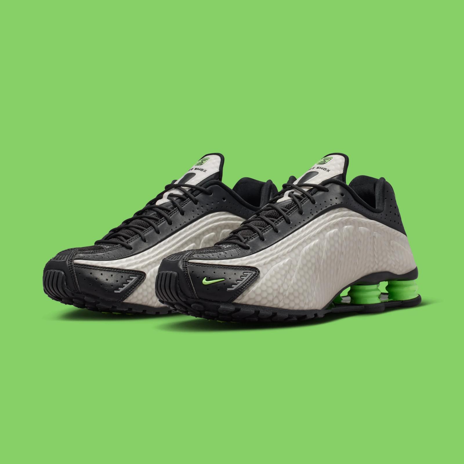 Nike Shox R4 SP "Grey Haze & Lime Glow" drops in 2026