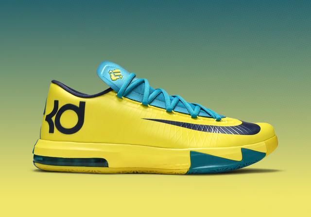 Nike Zoom KD 6 "Seat Pleasant" Sonic Yellow/Midnight Navy/Tropical Teal