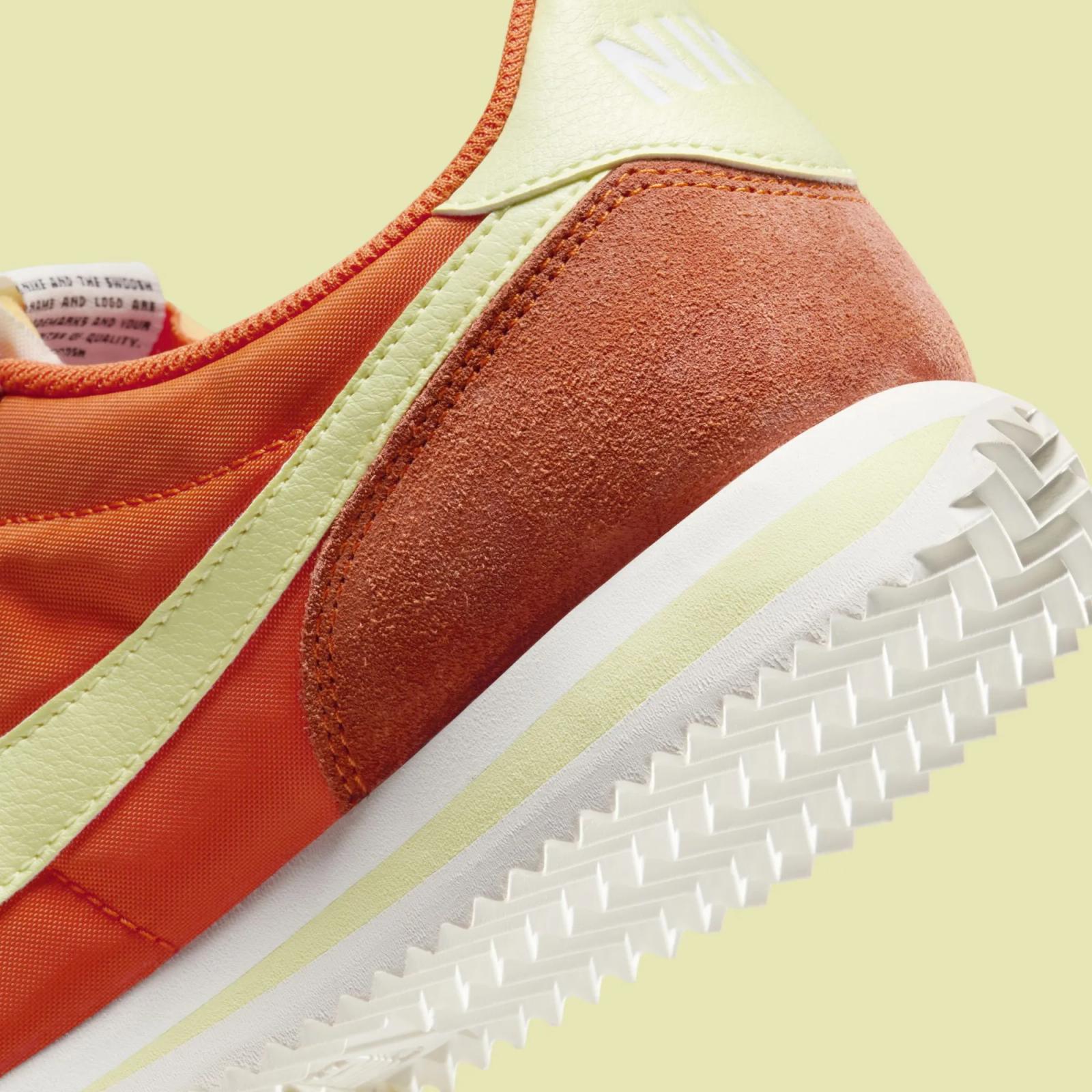 Nike Cortez Textile Safety Orange / Life Lime HJ9612-800