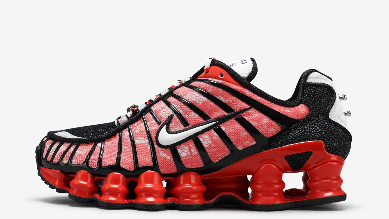 Ricardo Tisci x Nike Shox TL SP "Habanero Red" drops in 2026