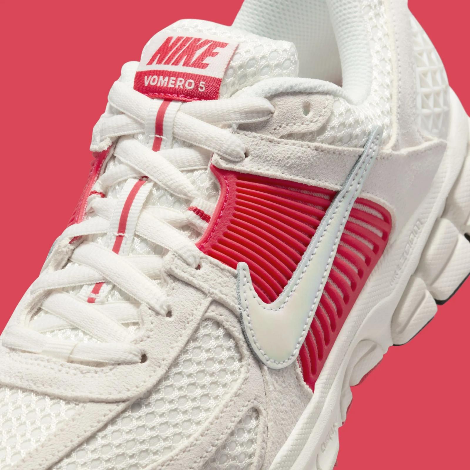 Nike Zoom Vomero 5 "Sail / Siren Red" HF5072-133
