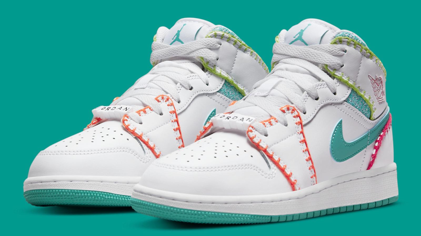 Air Jordan 1 Mid SE GS Knitted