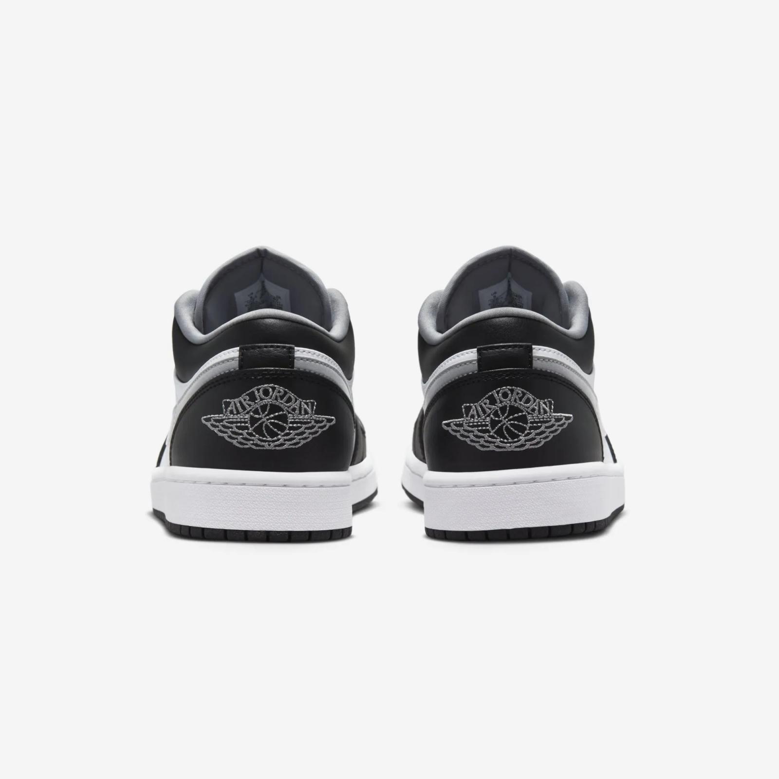Air Jordan 1 Low Black / White / Grey 553558-040 Restock 2025
