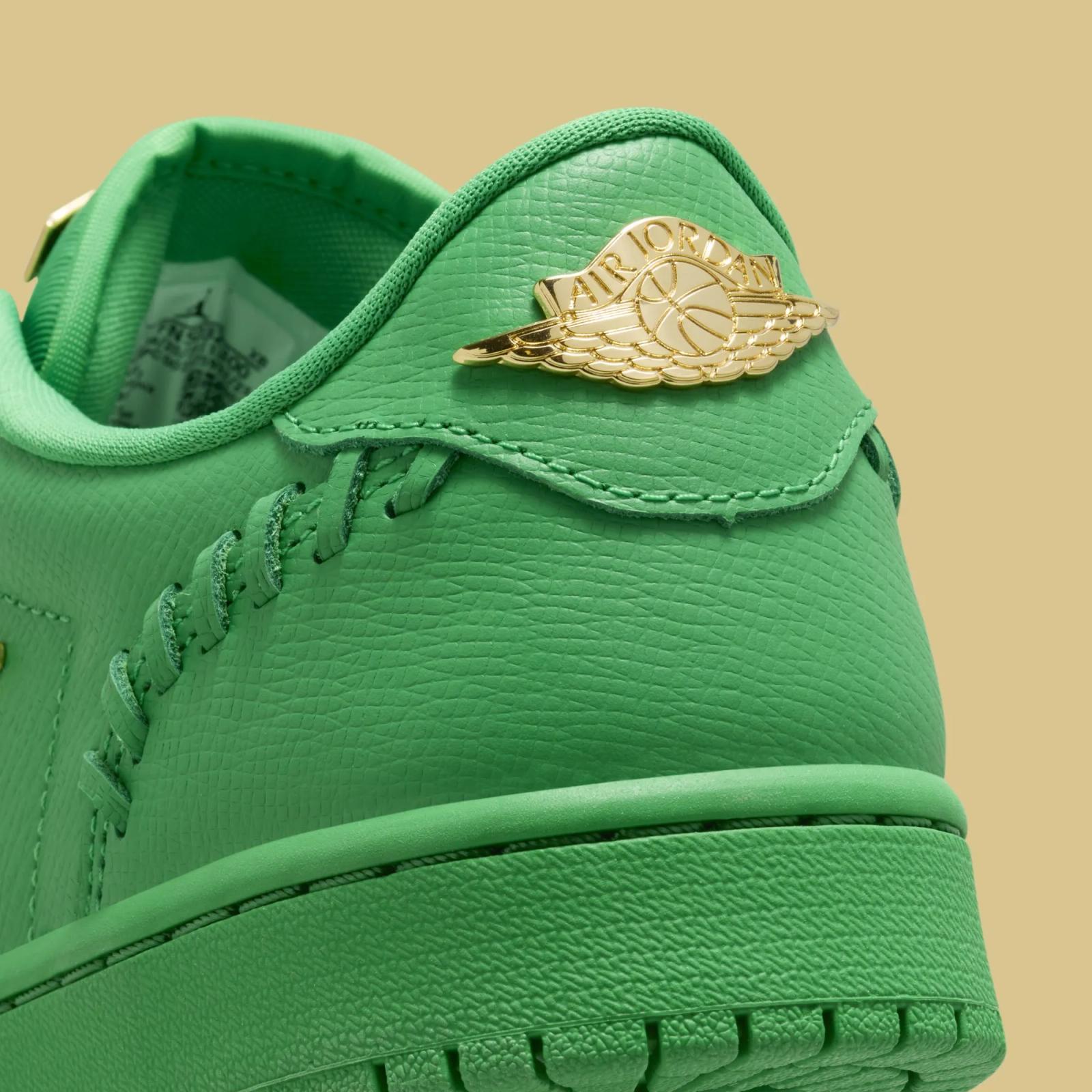 Air Jordan 1 Low Method of Make WMNS Lucky Green Metallic Gold