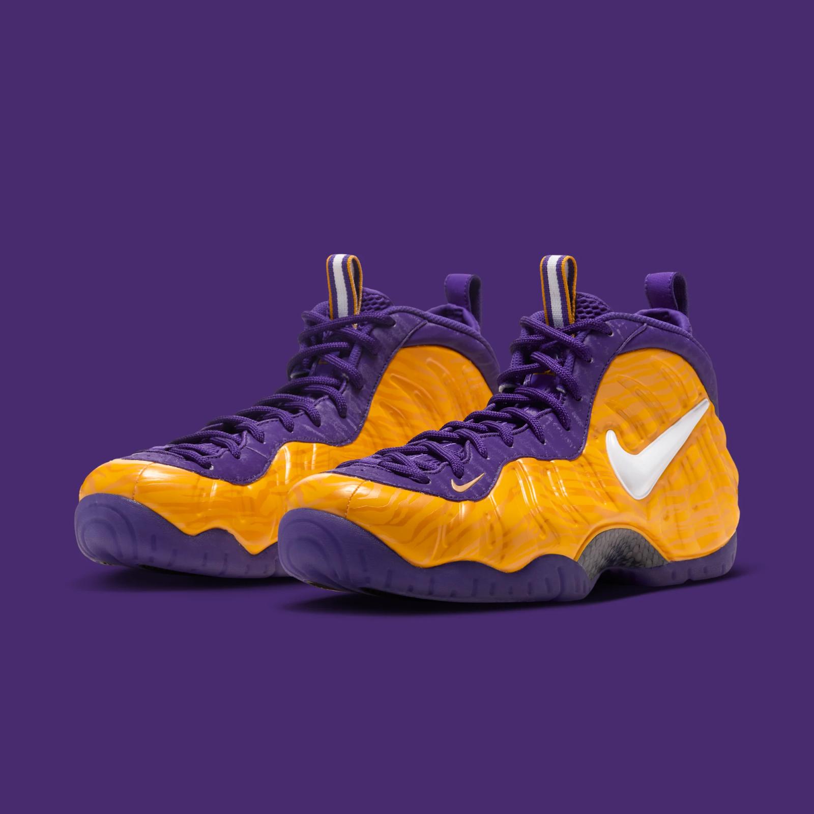 Nike Air Foamposite Pro "Louisiana Tigers" drops November 5th, 2026