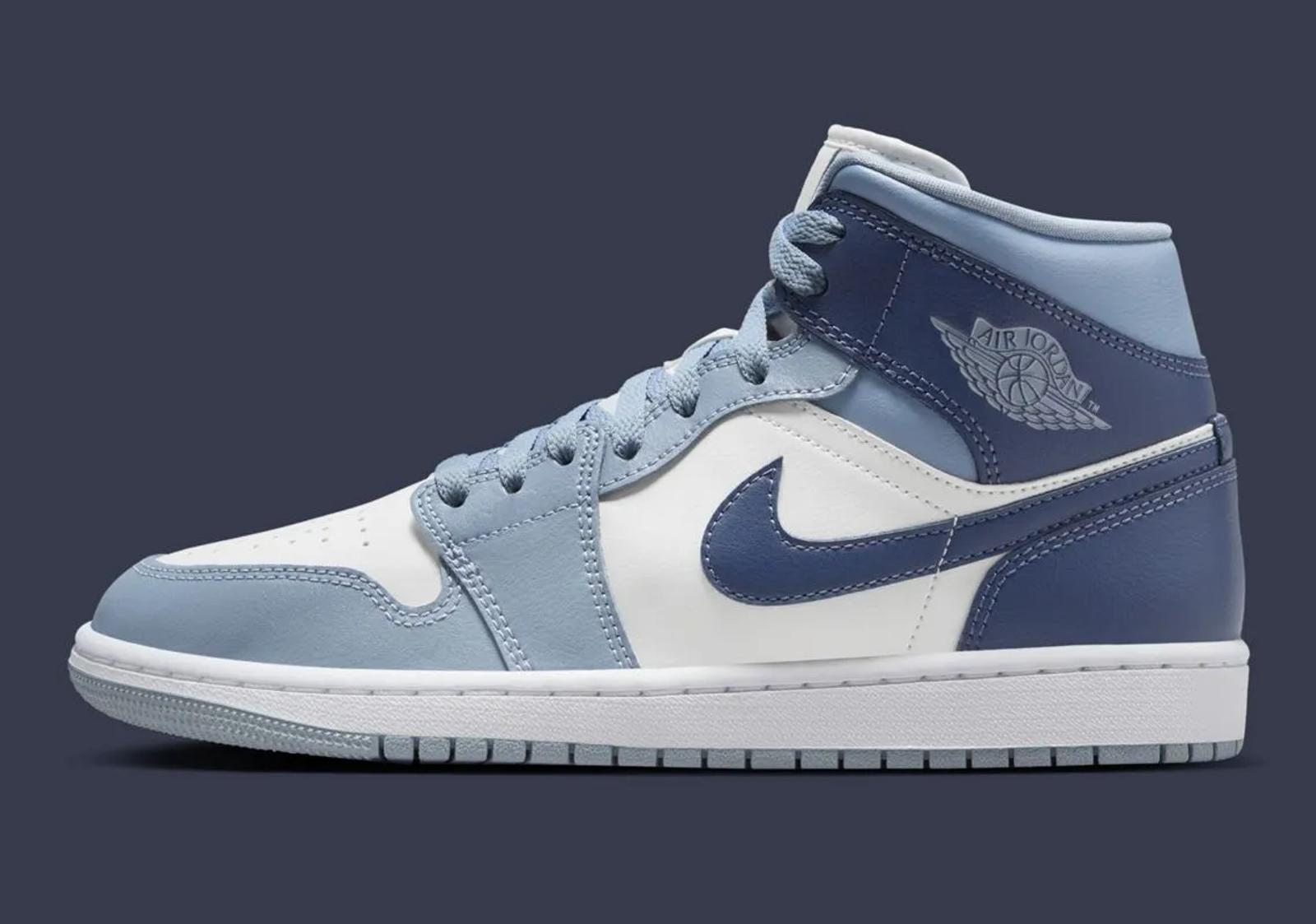 Air Jordan 1 Mid WMNS Diffused Blue