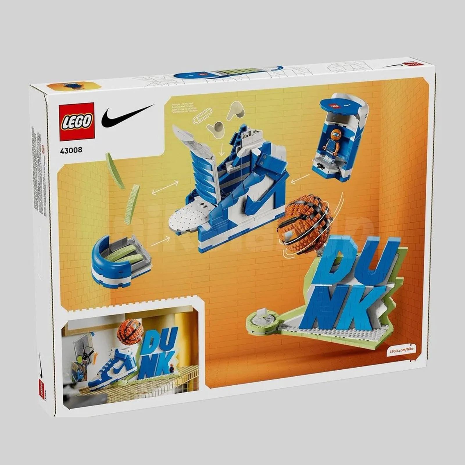 LEGO x Nike Dunk High Set 43008 Release Date July 1st 2025 € 99,99