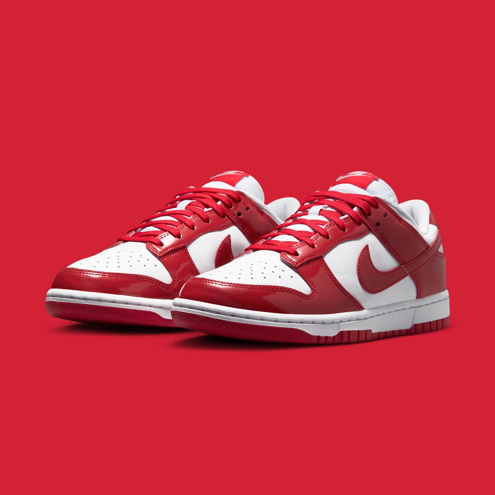 Nike Dunk Low SE "White & University Red" drops in 2026