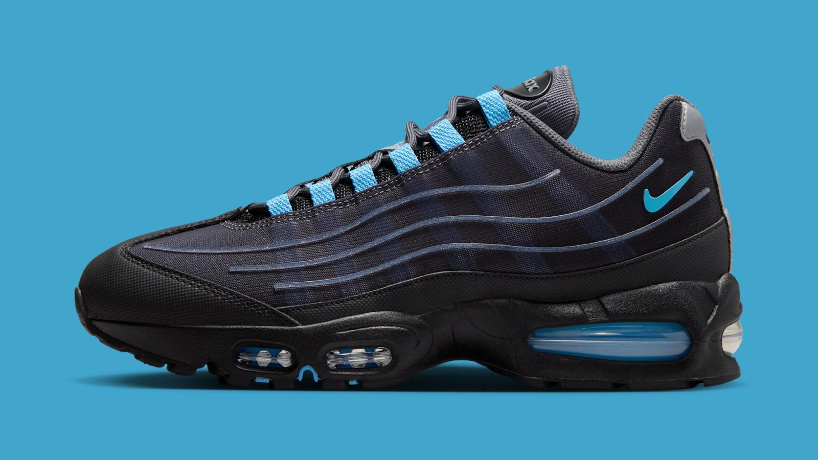 Nike Air Max 95 Big Bubble Tech "Black & University Blue" drops in 2026