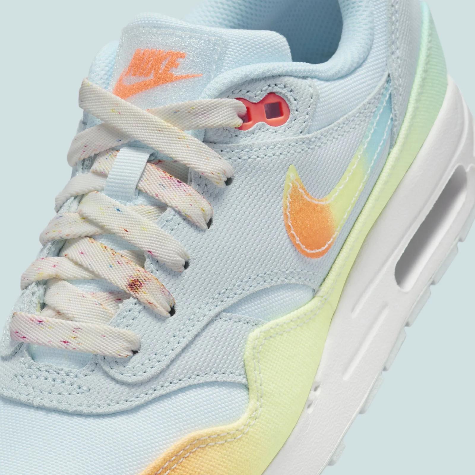 Nike Air Max 1 GS Gradient Glacier Blue Total Orange HF4788-474