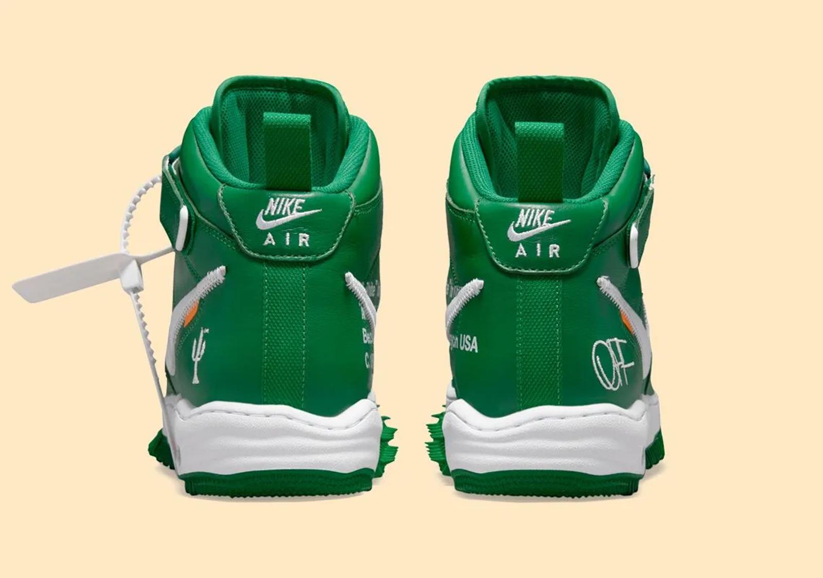 Nike x Off-White Air Force 1 Mid Pine Green