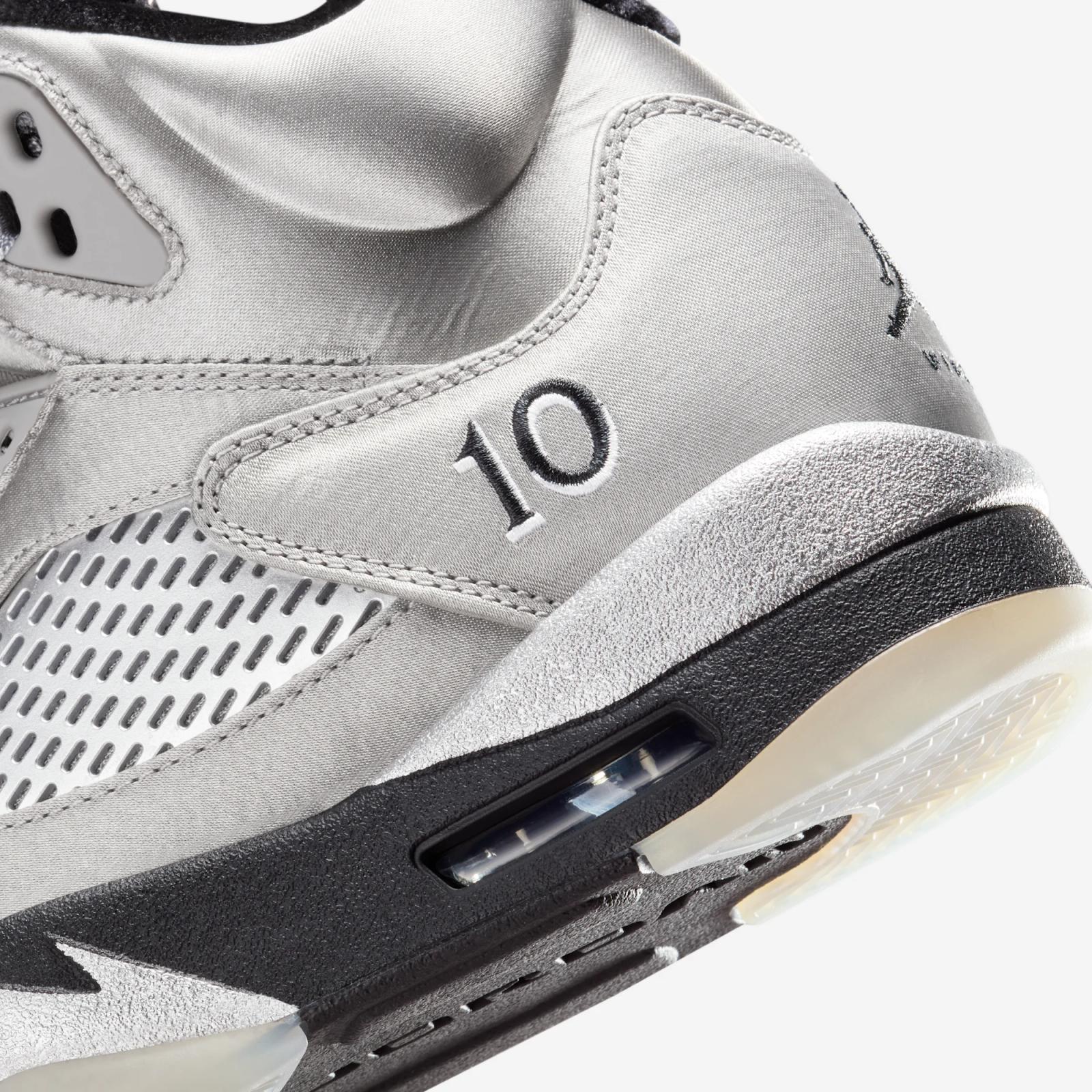 Air Jordan 5 Retro Wings Medium Grey Black Metallic Silver IO2038-001 Release Date Fall 2025