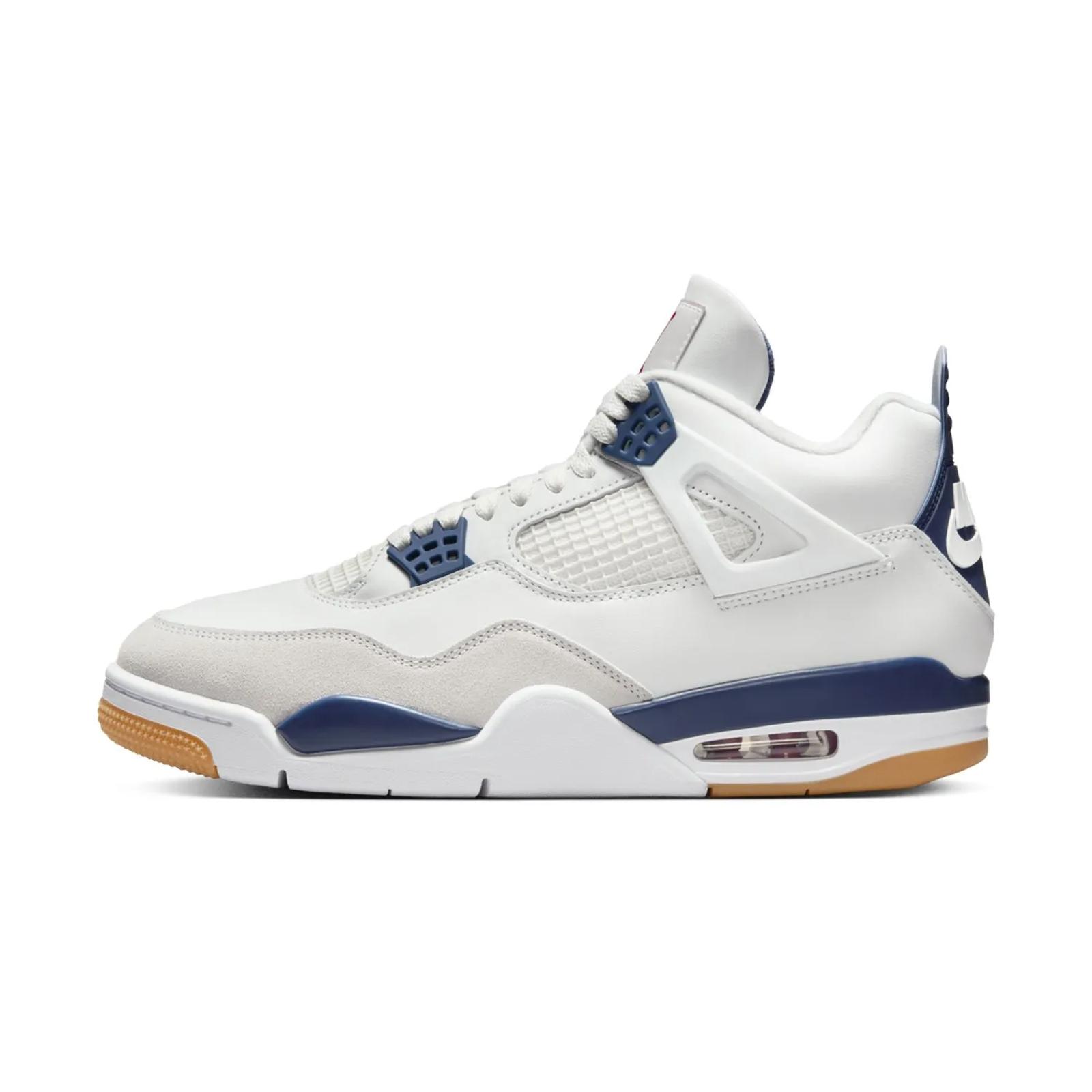 Nike SB x Air Jordan 4 Retro White / Navy DR5415-100 Release Date Europe April 2025