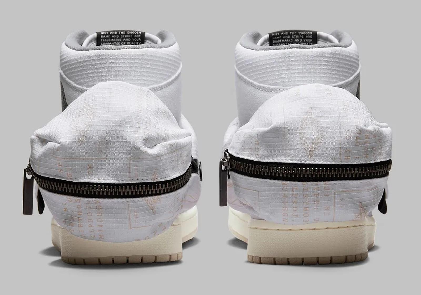 Air Jordan 1 High Stash White Nylon