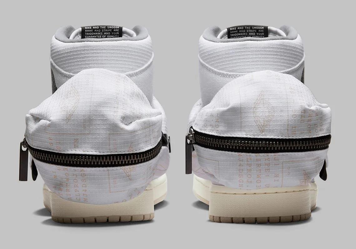 Air Jordan 1 High Stash White Nylon