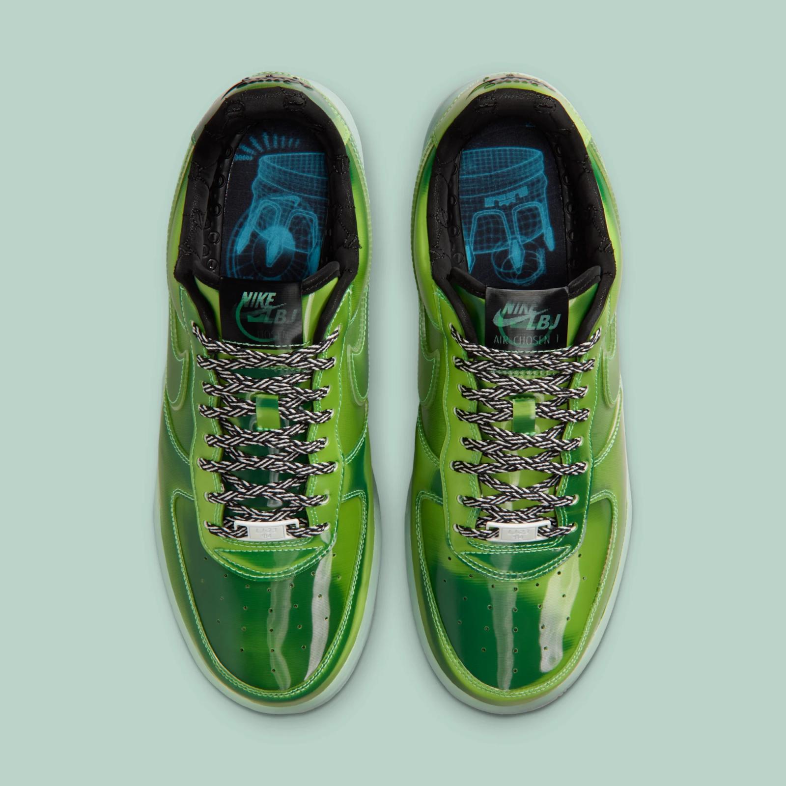 LeBron James Nike Air Force 1 PRM "Voltage Green" release date February 27, 2026