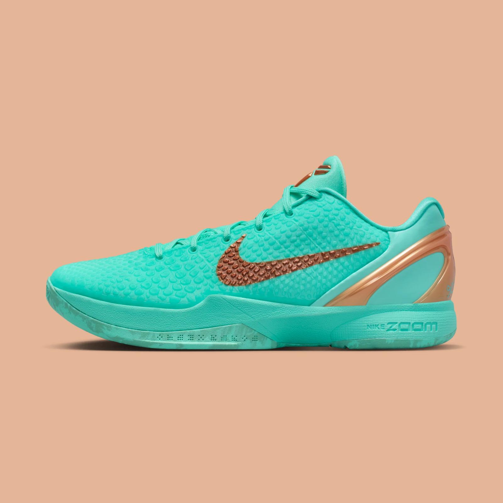 Jalen Brunson Nike Kobe 6 Protro “Hyper Turquoise” drops December 2025