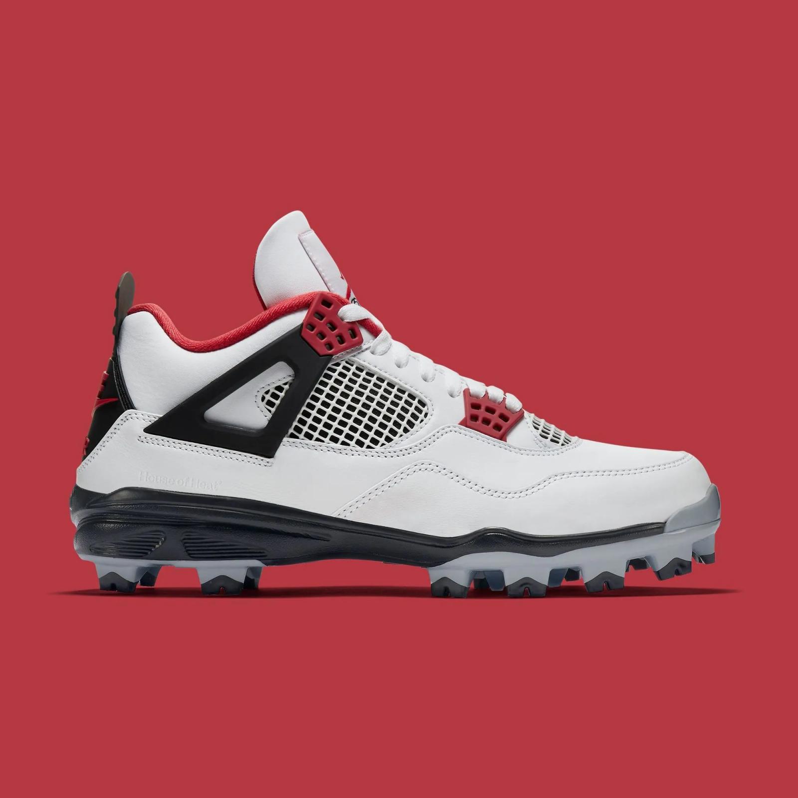 Air Jordan 4 Retro Cleat Fire Red MCS HQ0209-106 TD HQ0207-106 Release Date 2025