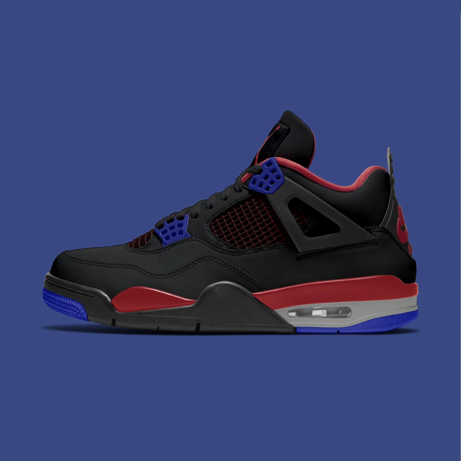 Air Jordan 4 Retro Black / Deep Royal Blue FV5029-003 Release Date