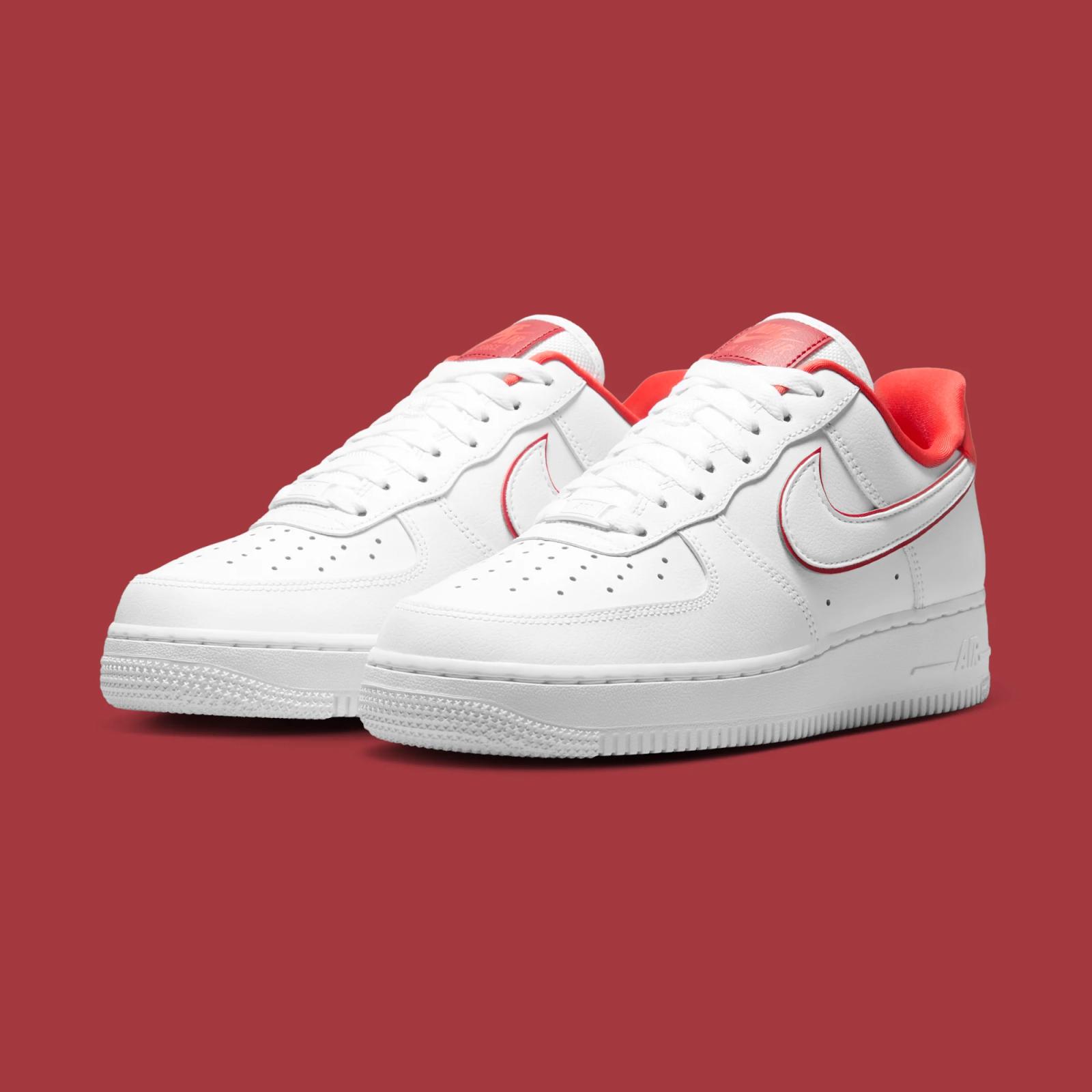 Nike Air Force 1 Low W "White & Tough Red" drops in 2026