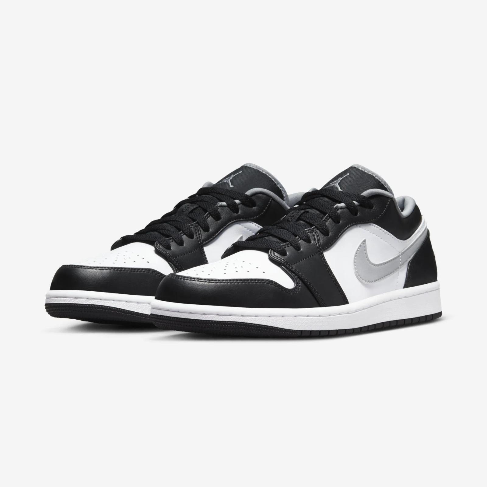 Air Jordan 1 Low Black / White / Grey 553558-040 Restock 2025