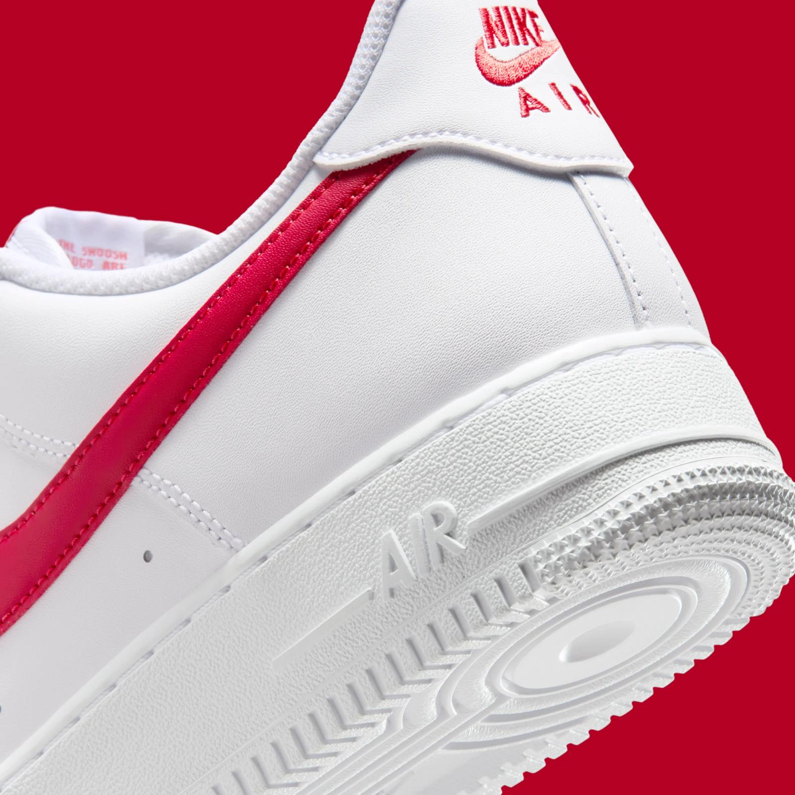 Nike Air Force 1 Low "White & University Red" drops in 2026